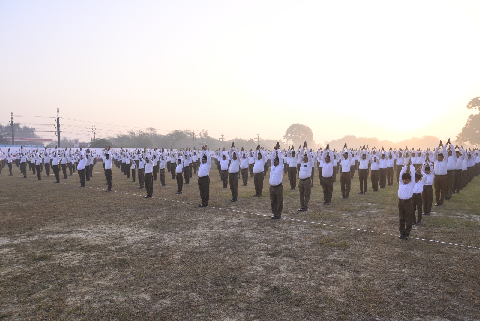 वीएसएसडी डिग्री कालेज में आयोजित शाखा टोली समागम कार्यक्रम.