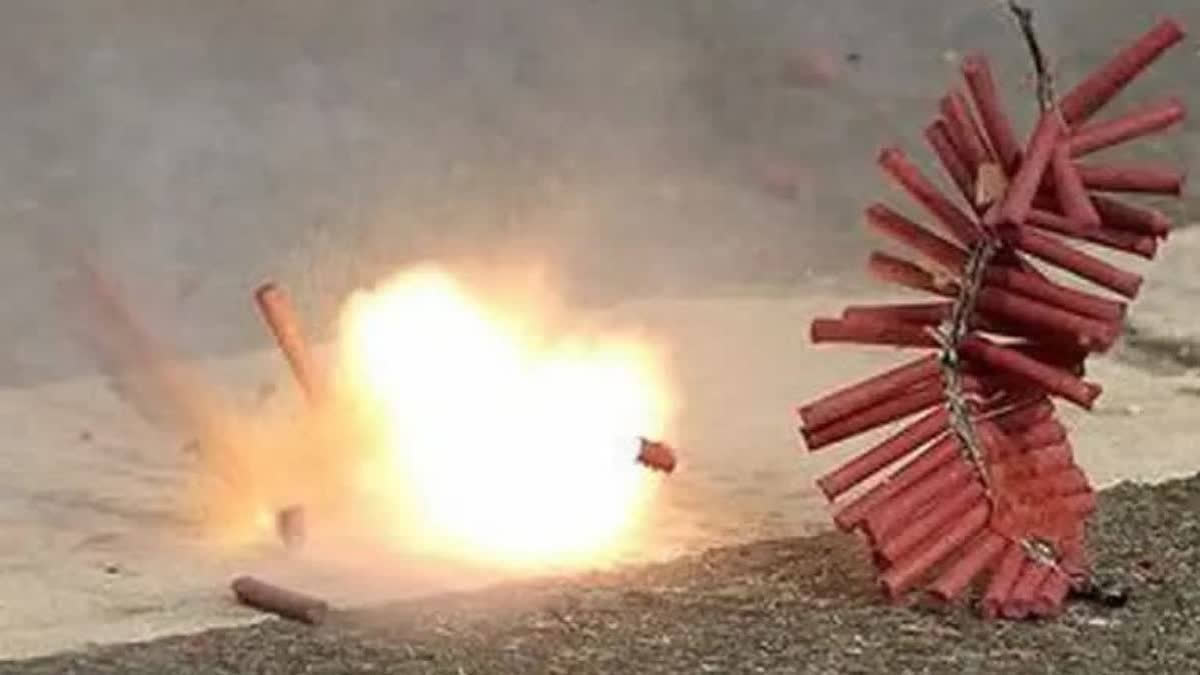 Firecracker Explosion at Football Ground