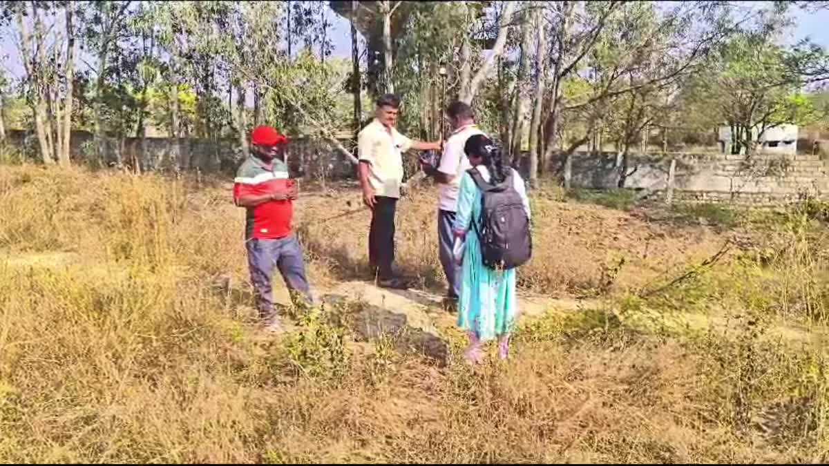 ACCUSED OF GRABBING GOVERNMENT LAND: MINISTER H.D. KUMARASWAMY'S LAND SURVEY WORK