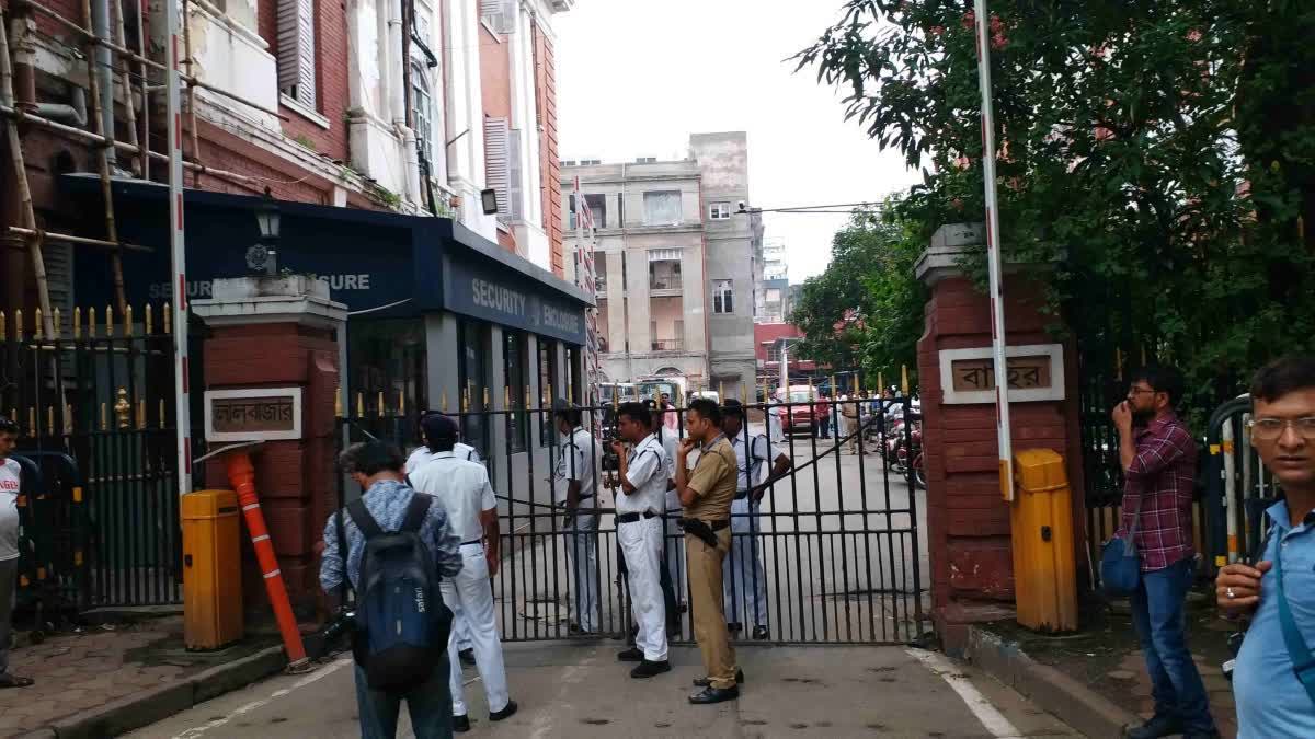 The Kolkata Police headquarters at Lalbazar.