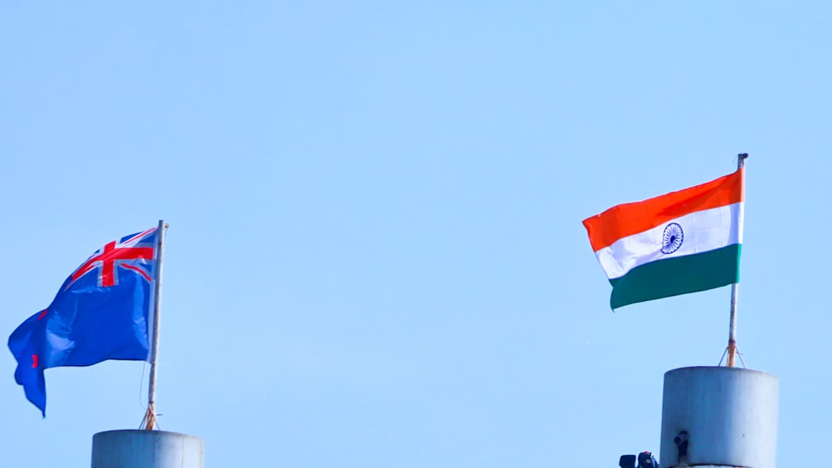 Indian Flag Fly in Pakistan Karachi