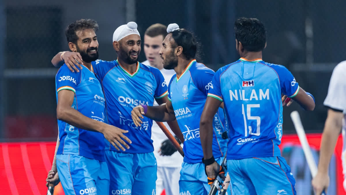 The Indian men's hockey team produced a much-improved performance to beat world champions Germany 1-0 and avenge its first-leg defeat in the FIH Pro League.