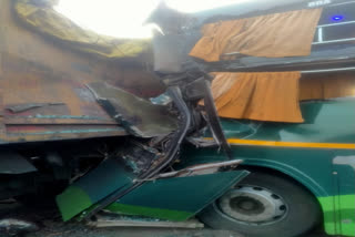 Bus collided with a truck in Chhattisgarh's Gaurela-Pendra-Marwahi.