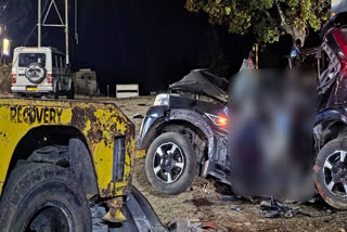 A Scorpio car and a bike collided late Tuesday night near Latkato, resulting in six fatalities. Police confirmed the deaths and investigations are ongoing