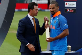 only shikhar dhawan wins golden bat twice in a row in the Champions Trophy