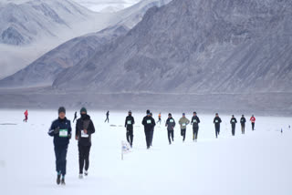 Pangong Frozen Lake Marathon