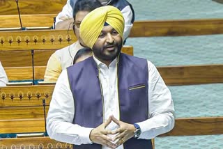 A file photo of MoS Ravneet Singh Bittu.