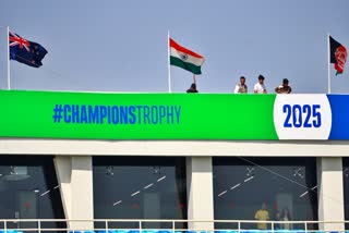 INDIAN FLAG  ICC CHAMPIONS TROPHY 2025  INDIAN FLAG CONTROVERSY  PAK VS NZ