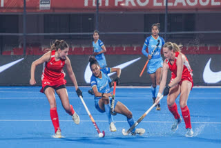 The Indian women's hockey team conceded a goal in the final quarter to go down 0-1 to Spain in the FIH Pro League on Wednesday.