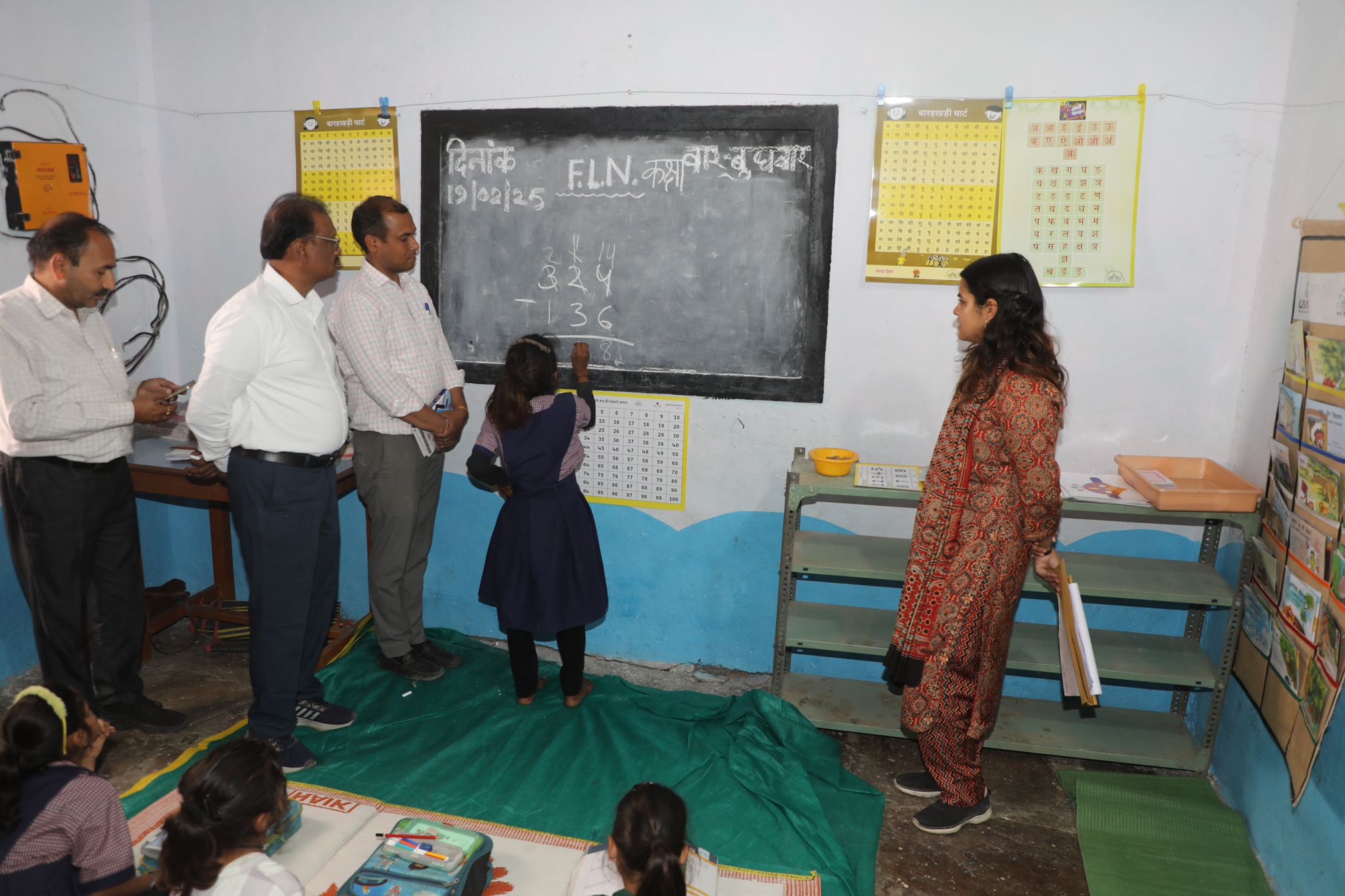 collector made students of class 2 addition subtraction