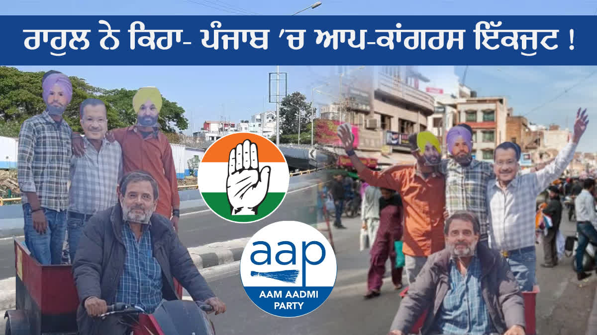 Protest Against AAP Congress