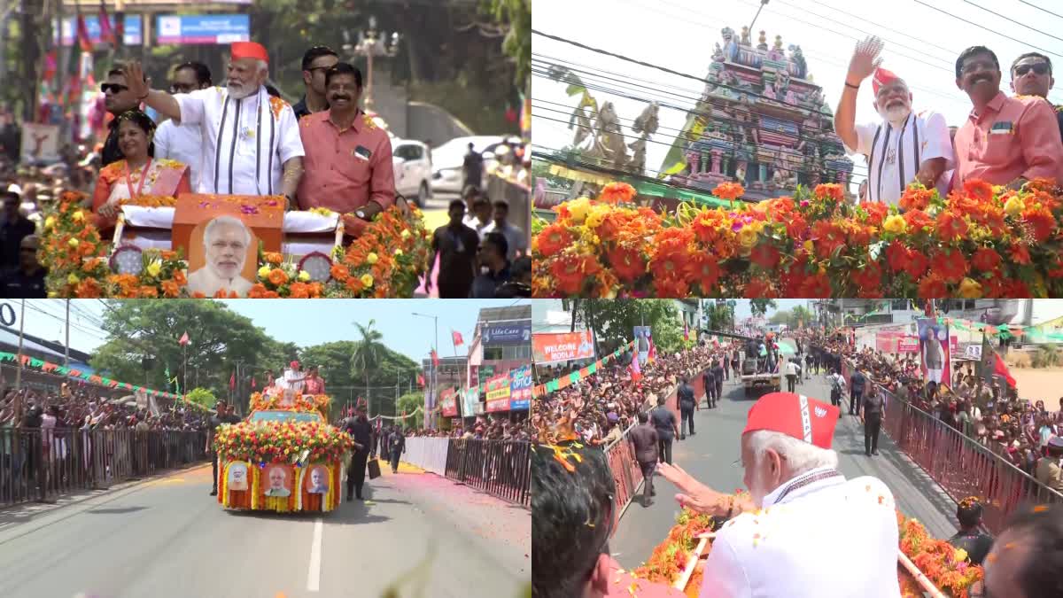 Lok Sabha polls  Prime Minister Narendra Modi  roadshow in Palakkad  BJP