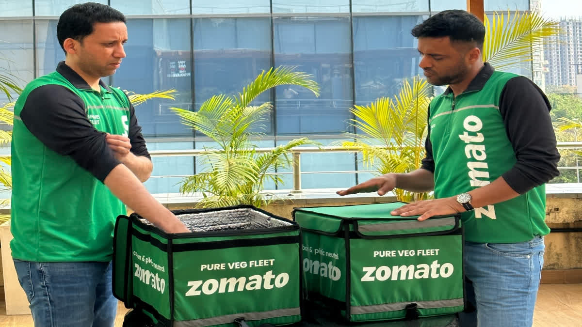 Zomato launches "Pure Veg Fleet" for pure vegetarian customers