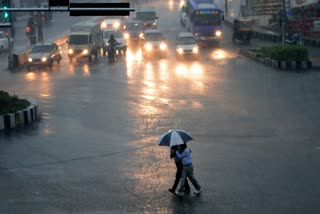 Madhya Pradesh me ola barish