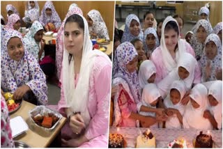 Actress Zareen Khan celebrates her Ramadan birthday with orphaned Muslim girls