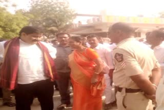Election Officials Blocked MLA Rachamallu Siva Prasad Reddy Campaign