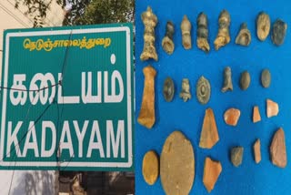 Archaeology dept students found before 2 thousand years people lived place near Kadayam