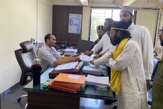 Memorandum to Collector against attack on Muslim students in Gujarat University Hostel