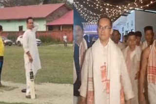 Gaurav Gogoi in Majuli