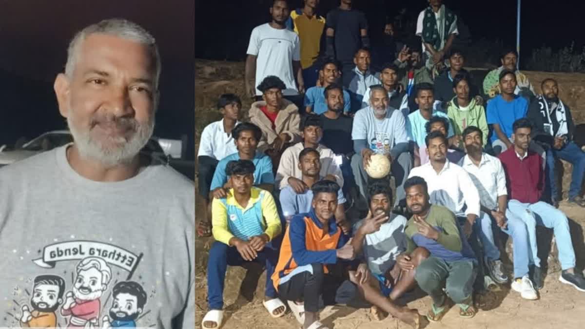 RAJAMOULI PLAYS VOLLEYBALL KORAPUT