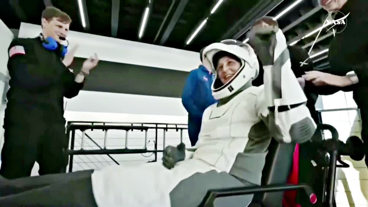 Sunita Williams after return to earth