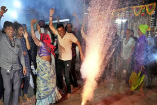 Sunita Williams Ancestral Village Jhulasan in Mehsana Gujarat celebrates her return to earth