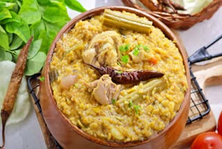 Chicken Sambar Rice in Telugu