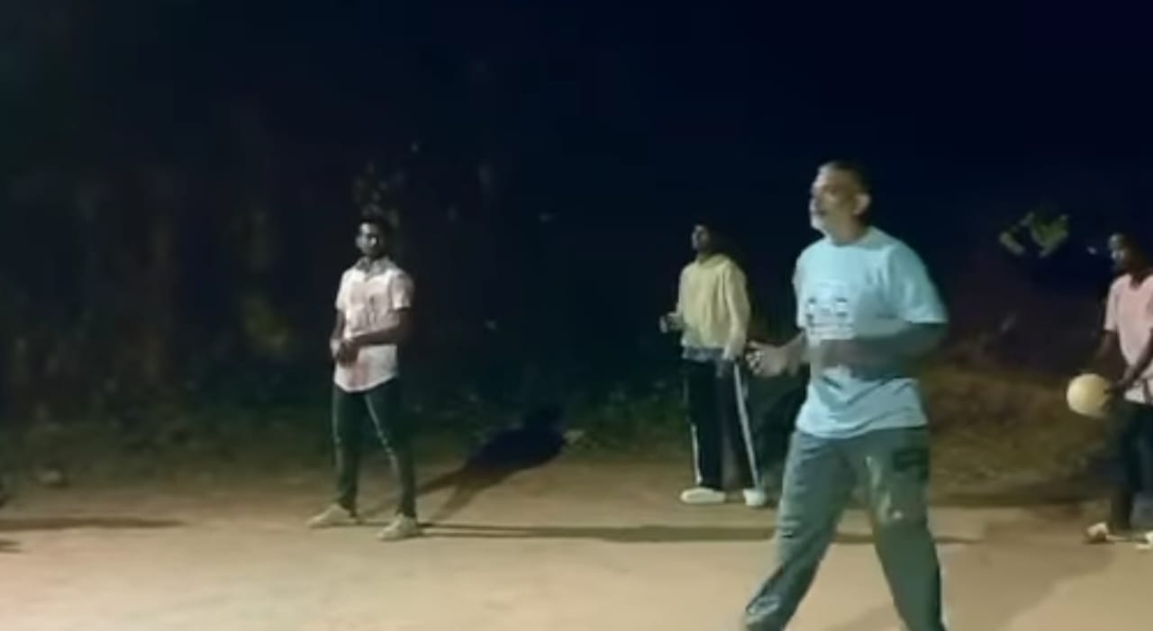RAJAMOULI PLAYS VOLLEYBALL KORAPUT