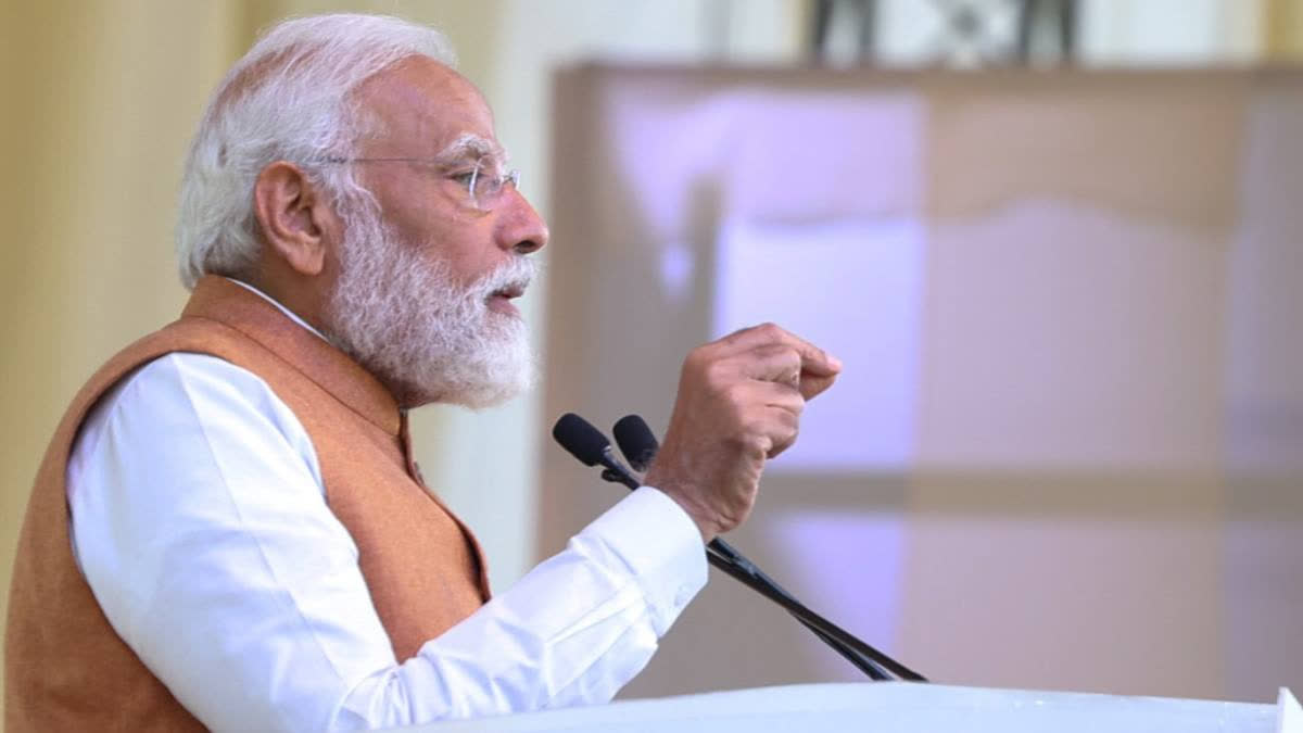 Prime Minister Narendra Modi accused previous governments of cheating SC, ST and OBC communities in the name of social justice while addressing an election rally in UP's Amroha.