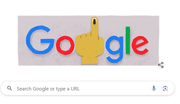 Google Doodle celebrates India Lok Sabha Election 2024