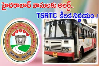 Tsrtc Hyderabad Latest News