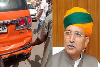 On Way to Inspect Booths, BJP Candidate From Bikaner, Arjun Ram Meghwal's Car Meets With Accident