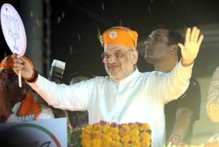 Amit Shah Road Show in Udaipur