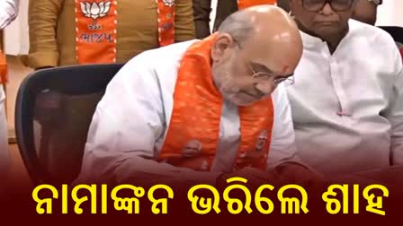 Amit Shah Files His Nomination