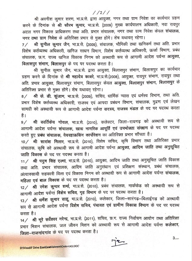 SAI GOVT ORDER
