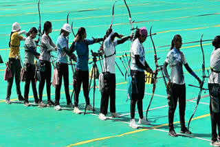 Archer taking aim in Jaipur