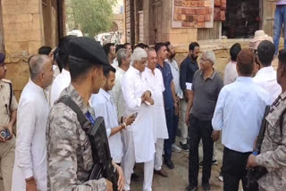 Union Tourism Minister Gajendra Singh Shekhawat inspecting Sonar Fort