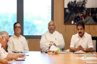 Mallikarjun Kharge meeting with Congress general secretaries, in-charges on ED action Waqf issue