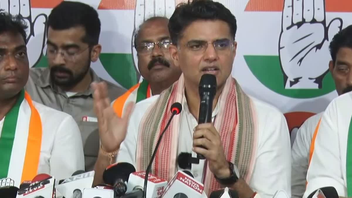 SACHIN PILOT TARGETS BJP