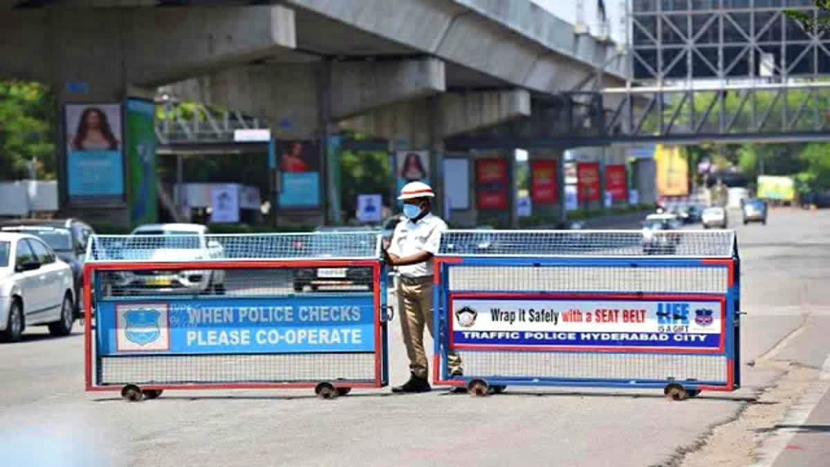 Traffic Diversion At Uppal Due To IPL Match