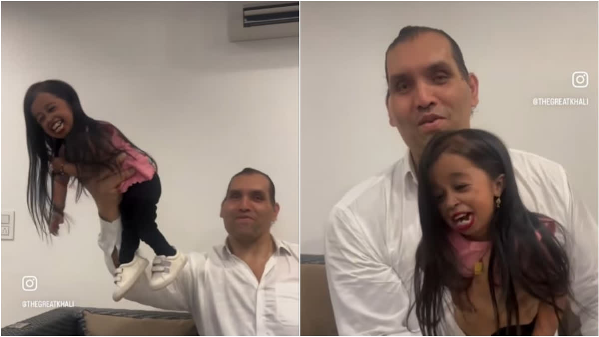 Former international wrestler The Great Khali, who hails from Himachal Pradesh, has shared an interesting video on his social media account.