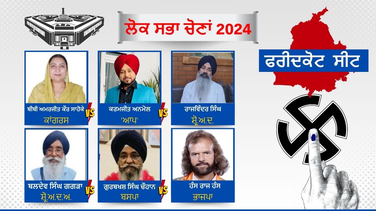 Big fight punjab 13 lok sabha seats, who is king 2024