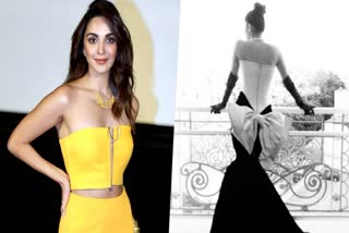 Etv BharatKiara Advani Is a Sight to Behold in Pink and Black Silk Gown at Women in Cinema Gala