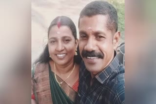 STABBED DEATH  HUSBAND STABBED WIFE TO DEATH  HUSBAND ARRESTED FOR KILLING WIFE  ഭാര്യയെ കുത്തി കൊലപ്പെടുത്തി