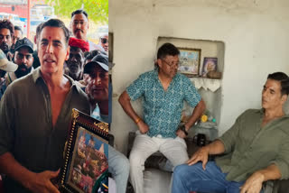 Akshay Kumar welcomed in Devmali village