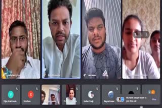 TDP Leaders Rammohan and Bharath Zoom Call to Kyrgyzstan Students
