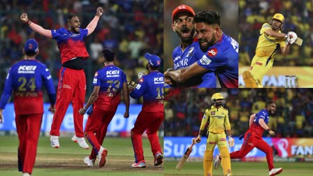 Players of CSK vs RCB Match