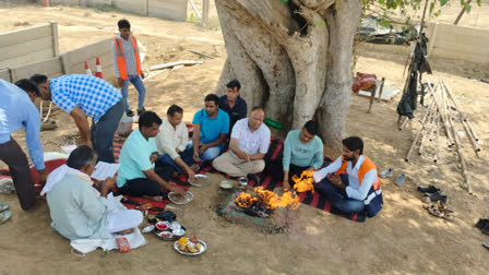 Hawan at Delhi-Mumbai Expressway to prevent accidents