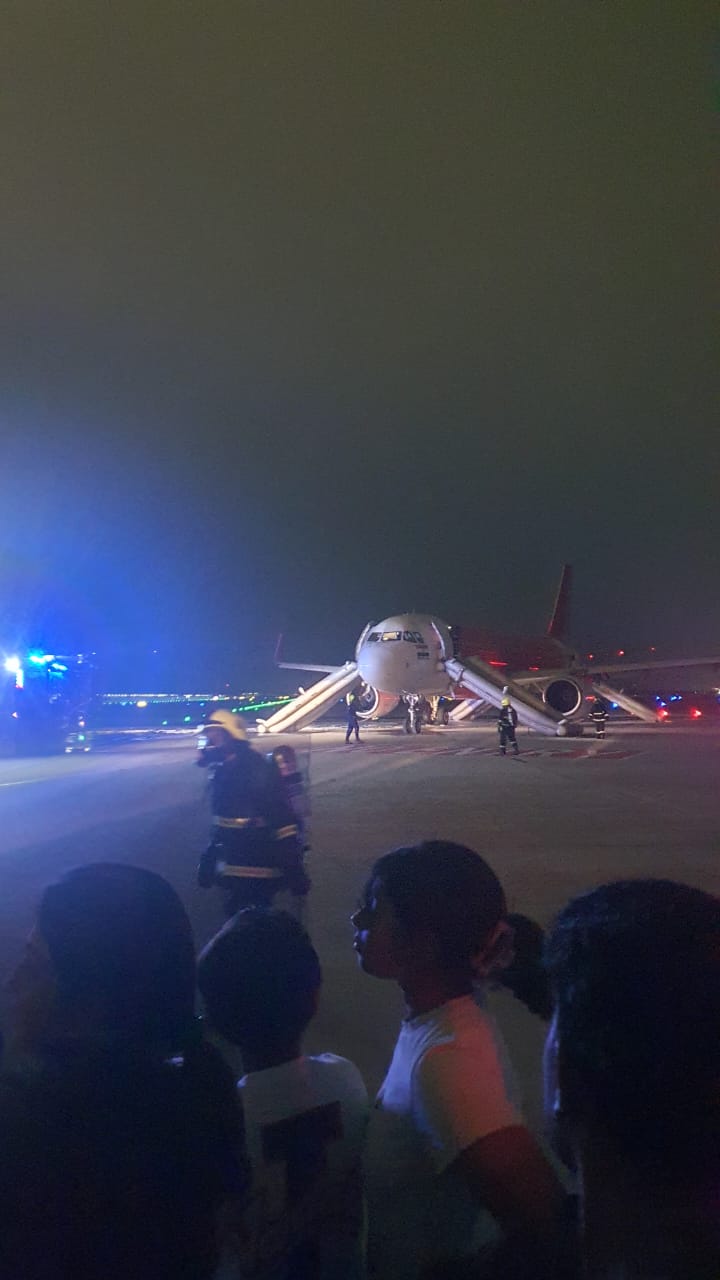 Air India Express flight  Air India  emergency landing  flight was from Bangalore to Kochi