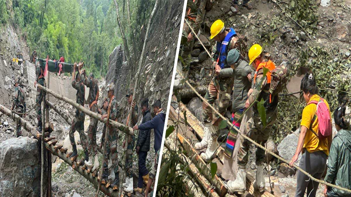 Landslides in North Sikkim